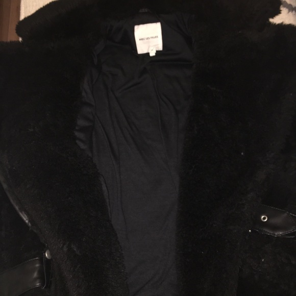 NWT Avec Les Filles teddy biker jacket - Picture 6 of 6